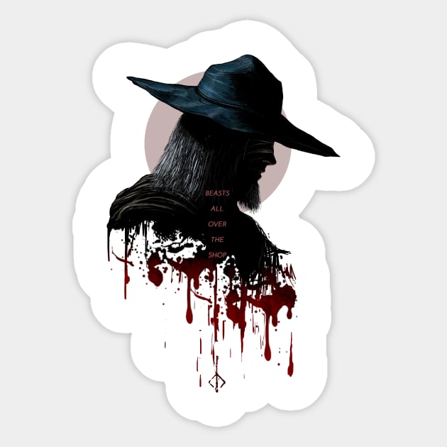 Father Gascoigne Sticker by Werupz